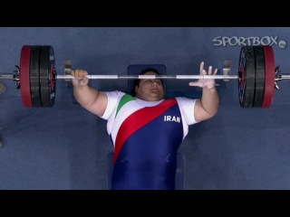 rahman siamand (iran) - bench press 270-280-301 at the 2012 paralympic games