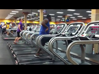 dancing on the treadmill :)
